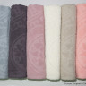 Набор махровых полотенец Cestepe Cotton Jacquard Baki из 6 штук 70х140 см