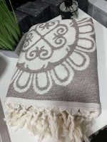 Полотенце Pestemal Sikel Mandala 100x150 см бежевое