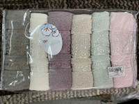 Набор махровых полотенец Cestepe Vip Cotton Marina из 6 штук 50х90 см