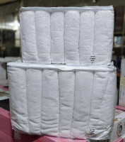 Набір махрових рушників для готелю Туреччина Havlu white з 6 шт. 70х140 см
