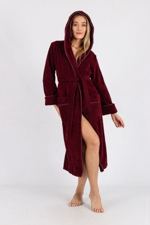 Халат махровий Nusa NS - 6890 bordo Халат махровий Nusa NS - 6890 bordo