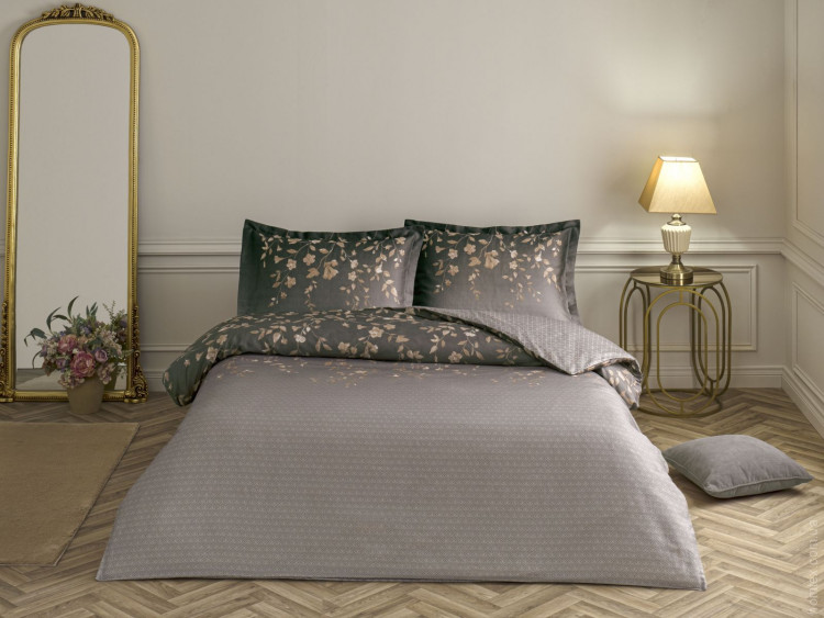 Постельное белье TAC Elaris vizon cатин евро