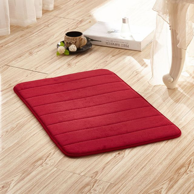 Килимок для ванної кімнати HomyTex Bordo (бордовий) 50x80 см