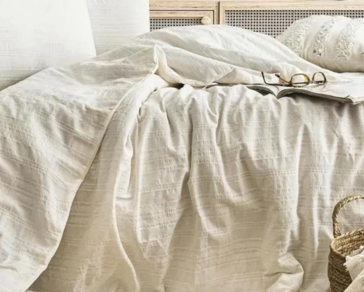 Постельное белье Saheser Salve krem вареный хлопок евро