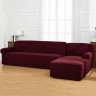 Набір чохлів HomyTex водовідштовхувальний на кутовий диван 3.2 бордовий Набір чохлів HomyTex водовідштовхувальний на кутовий диван 3.2 бордовий