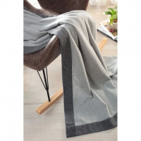 Плед Biederlack Plaid Prado grey 150x210 см