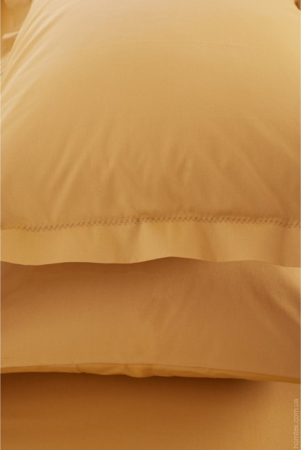 Пододеяльник с наволочками Penelope - Catherine mustard горчичный 200х220 см + 50х70 см (2 шт.)