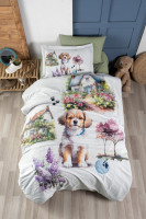 Постільна білизна First Choice Charlie 3D satin полуторний 