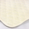 Махровое полотенце - коврик для ног Maisonette Diamond кремовый 45х65 см