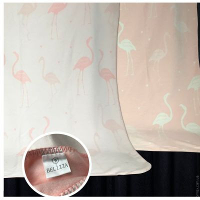 Бавовняний плед Belizza Pelikan pembe (рожевий) 200х220см