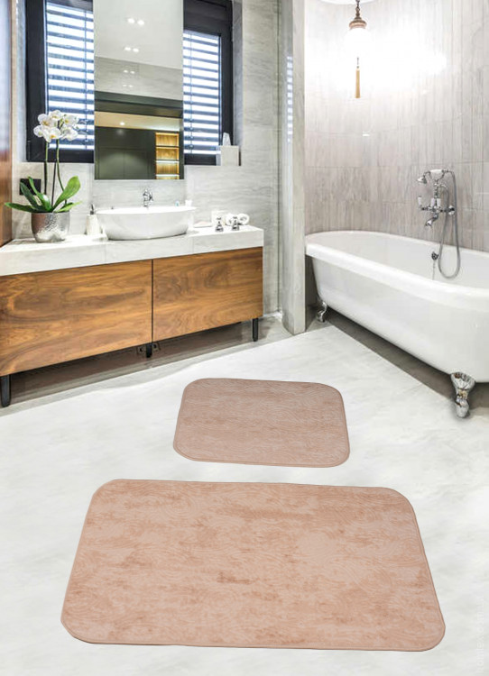 Набор ковриков для ванной комнаты Diva Gold Cream 60x100+50x60 см