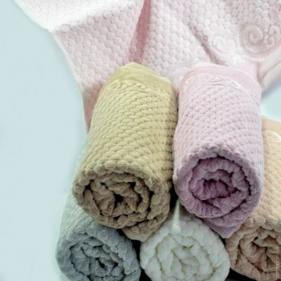 Набор велюр/махра полотенец Pupilla из 6 шт. 50х90 см., модель 2
