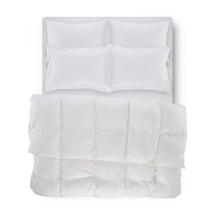 Пододеяльник с наволочкой Penelope - Catherine white белый 160х220 см + 50х70 см