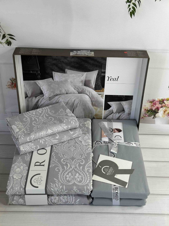 Постельное белье поплин Romeo Home Yeal евро