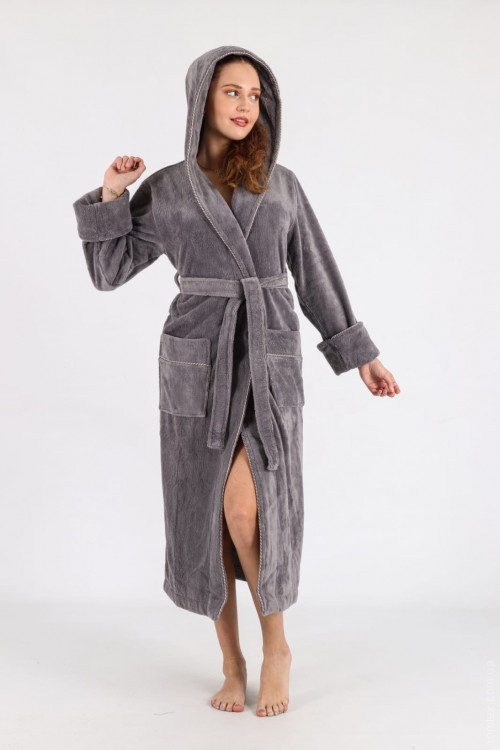 Халат махровий Nusa NS - 6890 gri Халат махровий Nusa NS - 6890 gri