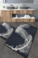 Набір килимків для ванної кімнати Chilai Home ALISAN 60x100 см + 50x60 см