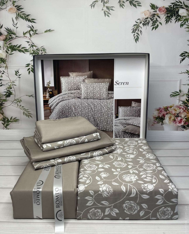 Постельное белье Romeo Home сатин Serem евро
