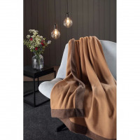 Плед Biederlack Plaid Prado camel 150x210 см