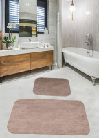 Набор ковриков для ванной комнаты Diva Gold Cappuccino 60x100+50x60 см