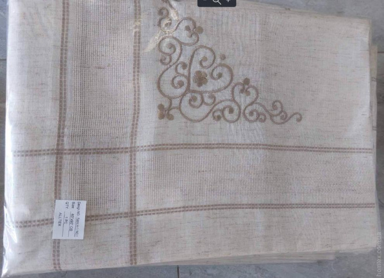 Скатертина Alltex 150x220 см з вишивкою, модель 17
