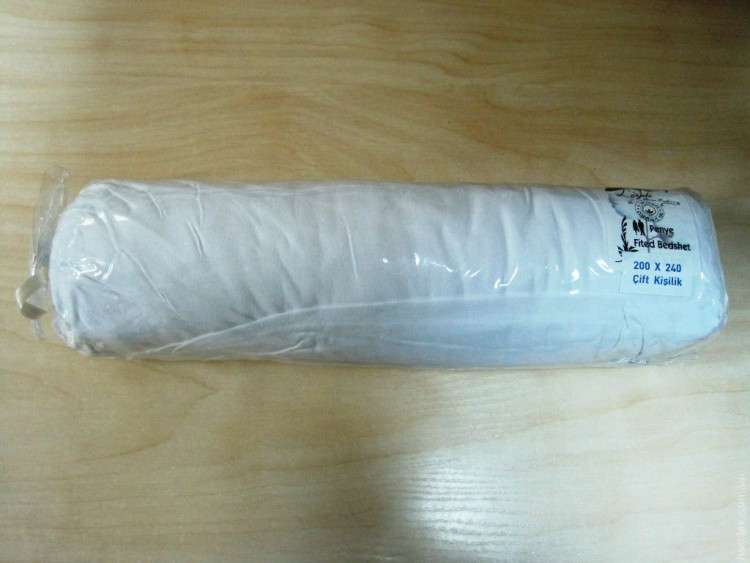Простынь на резинке Leydi 180x200 см белая