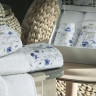 Набор махровых полотенец  Do&Co Голубой Василек из 3 шт. 30x50 см 