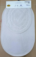 Набор ковриков для ванной Zeron Cotton Mat 50x60 см + 60x100 см, модель 1
