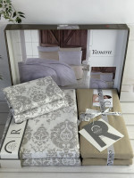 Постельное белье поплин Romeo Home Yanara евро