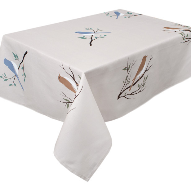 Скатерть Lotus Home Птицы 140х140 см 
