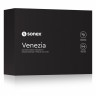 Постельное белье Sonex Venezia двустороннее чорно-серое полуторное