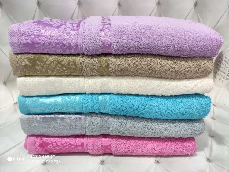 Набор махровых полотенец Sweet dreams V22 из 6 шт. 70x140 см