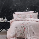 Постельное белье First Choice Matilde powder сатин Delux евро