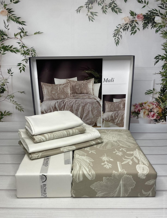 Постільна білизна Romeo Home сатин Mali євро