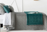 Покрывало Antilo Naroa gris 270x270 см