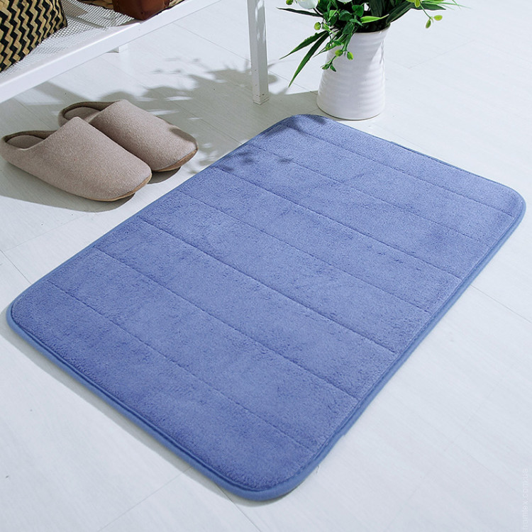 Килимок для ванної кімнати HomyTex Blue (синій) 50x80 см