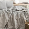 Постельное белье Saheser Salve gri вареный хлопок евро