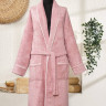 Халат махровый бамбуковый женский Zeron пудра