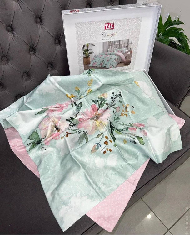 Постельное белье TAC Digital Huron pembe евро