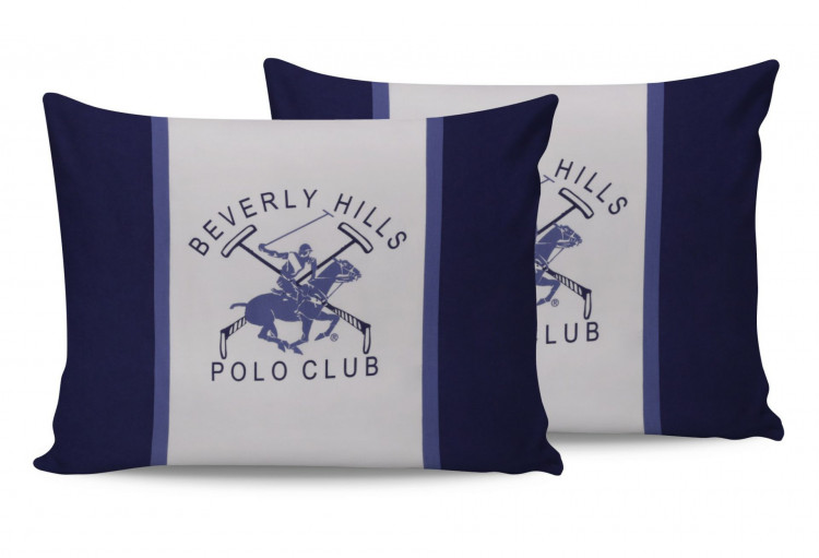 Набор наволочек Beverly Hills Polo Club BHPC 029 Blue 50х70 см
