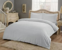 Постільна білизна TAC Basic gri сатин євро максі