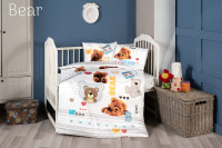 Постільна білизна First Choice сатин 3D Bear для малюків 