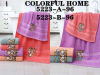 Набор махровых полотенец Colorful Home 50x90 см из 8 штук, модель 6