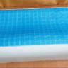 Ортопедична подушка меморі з гелем, що охолоджує Zeron Memory Foam +Cold Gel прямокутна з двома валиками