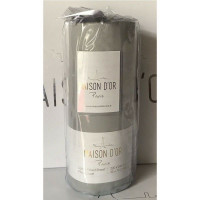 Простынь на резинке Maison D'or saten grey 180x200 см с наволочками
