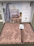 Набор махровых полотенец Sikel жаккард Towel Set из 2 шт. 50x90 см + 70×140 см., модель 4