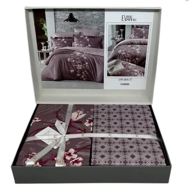 Постельное белье First Choice EVAN LILAC евро