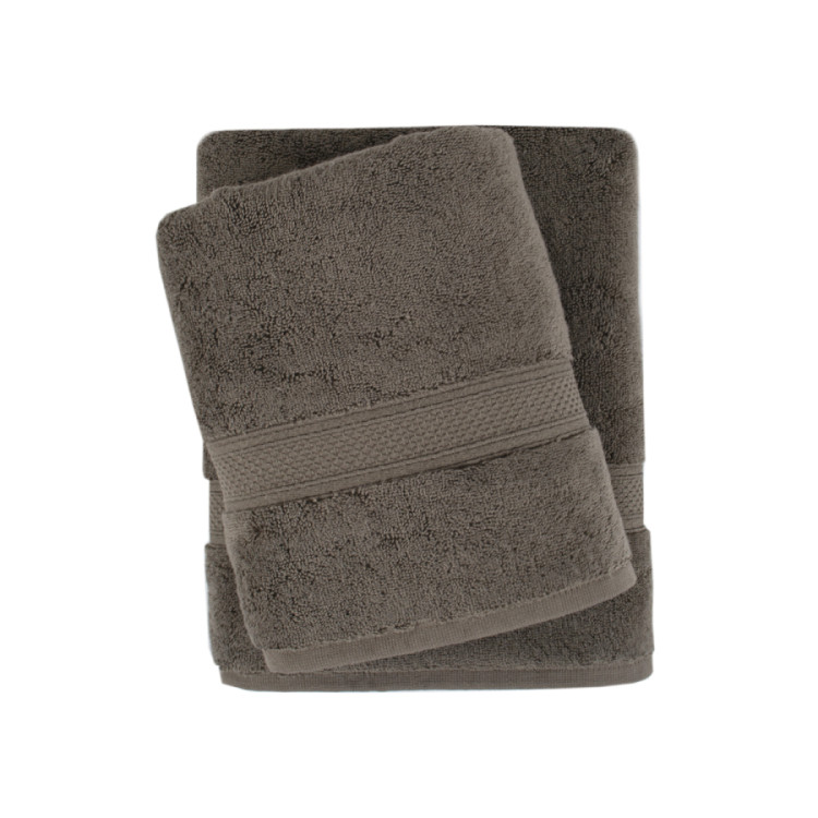 Рушник махровий Lotus Home Grand soft twist brown коричневий 90х150 см