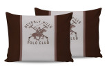 Набір наволочок Beverly Hills Polo Club BHPC 029 Brown 50х70 см
