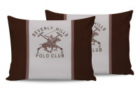 Набор наволочек Beverly Hills Polo Club BHPC 029 Brown 50х70 см Набор наволочек Beverly Hills Polo Club BHPC 029 Brown 50х70 см