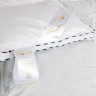 Одеяло Iglen Royal Series 100% белый пух, объемное кассетное зимнее 160x215 см